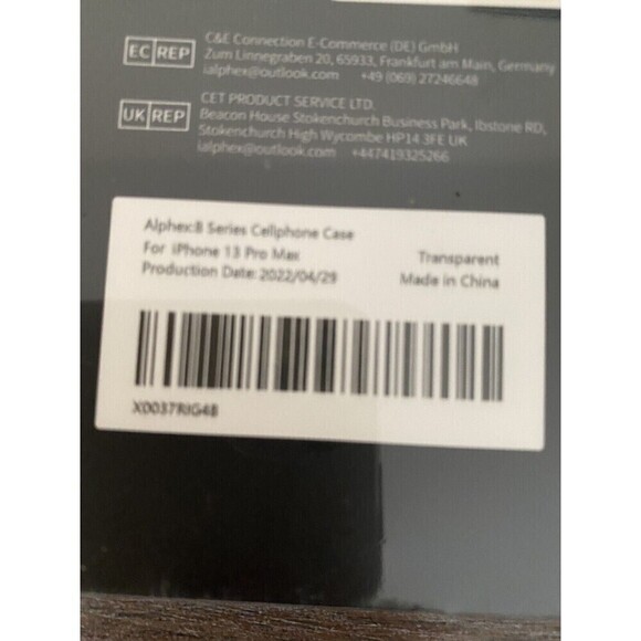 Alphex B series Shockproof Military Grade Case for iPhone 13 Pro max clear NEW - Picture 5 of 8